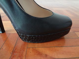 Zapatos Nine West tacón alto negros
