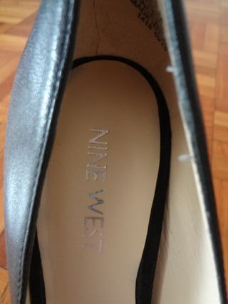 Zapatos Nine West tacón alto negros