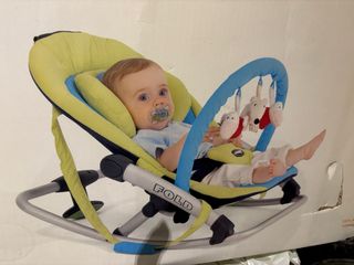 Hamaca Jane antigua verde y azul