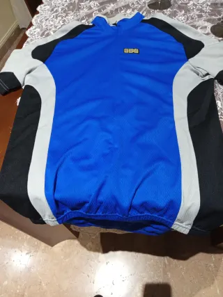 Maillot Ciclismo Azul y Negro