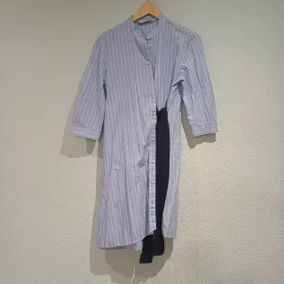 Vestido Camisero Rayas Zara