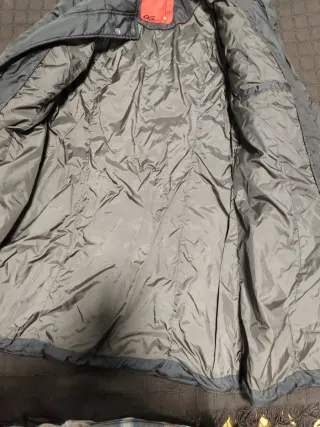 Chaqueta marrón acolchada