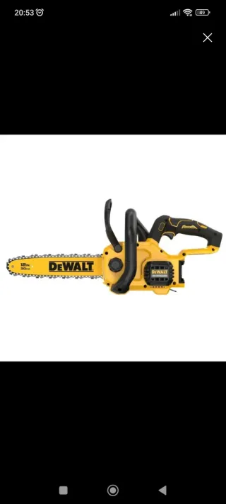 Alquiler Motosierra DeWalt a batería