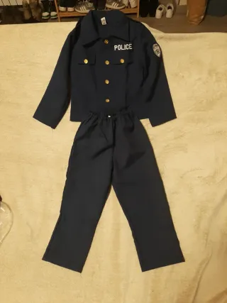 Costume Carnevale Polizia 2 Anni
