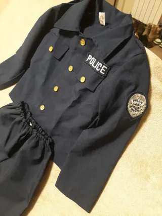 Costume Carnevale Polizia 2 Anni