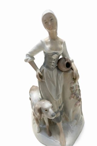 Pareja Figuras Porcelana Estilo Lladró