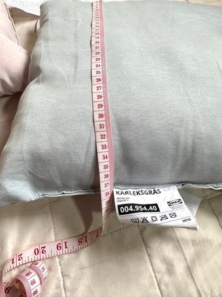 Coppie Cuscini IKEA Blu e Rosa