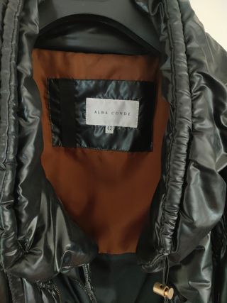 Plumífero Alba Conde Negro Talla L