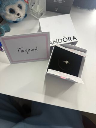 Anillo Pandora Plata Corazón