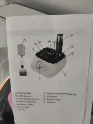 Máquina Profesional Uñas