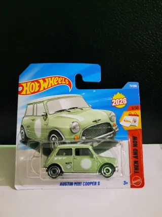 Hot Wheels Austin Mini Cooper S Verde