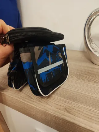 Mochila para bici con funda móvil