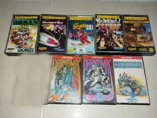 Pack 8 Juegos Spectrum: Nomad, Ski, Escape, Key, P