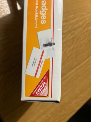 Portabadge Office Depot 50x 75x40mm