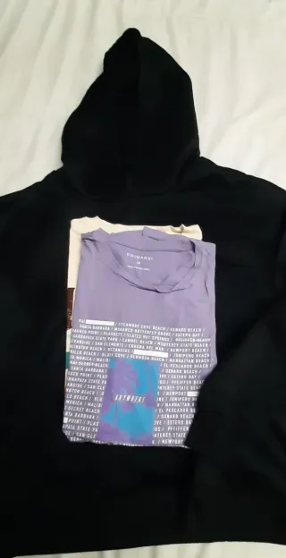 Lote Ropa Variada: Camisetas y Sudadera