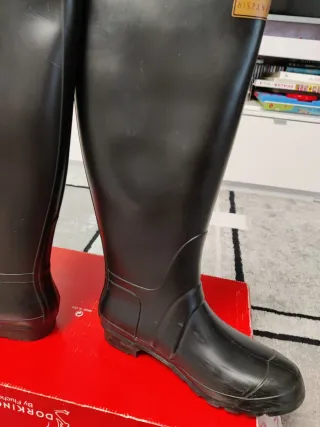 Botas de agua Dorking mujer negras