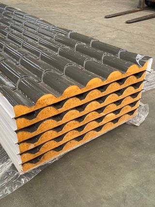 Paneles Sándwich Teja y Chapa