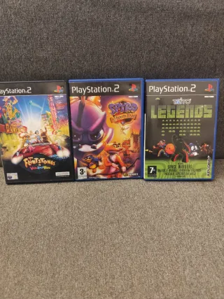 Pack 3 Juegos PS2: Flintstones, Spyro, Taito Legen