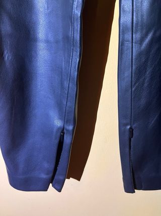 Pantalones Piel Mango Talla M Nuevos con etiqueta