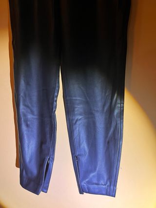Pantalones Piel Mango Talla M Nuevos con etiqueta