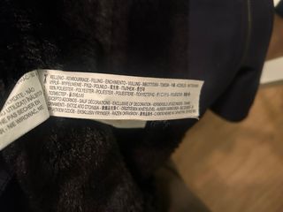 Abrigo Zara azul oscuro talla xs