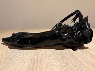 Zapatos Zara Francesitas Negros Mujer