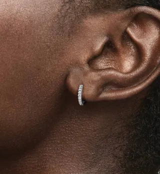 Pendientes de Aro brillantes