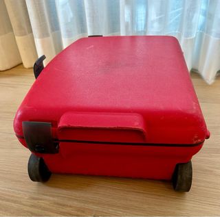 Trolley Samsonite rígido rojo