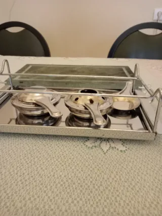 Plancha de piedra mármol y metal