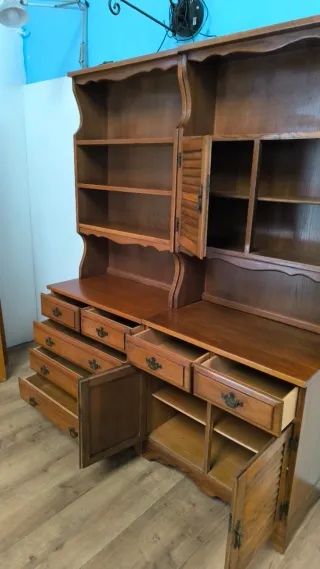 MUEBLE SALON ALACENA LIBRERIA ESTANTERIA MADERA