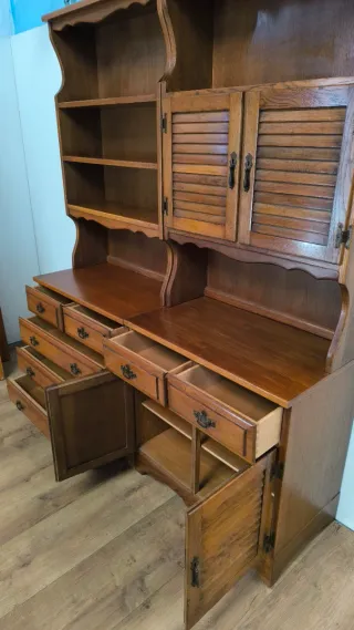 MUEBLE SALON ALACENA LIBRERIA ESTANTERIA MADERA