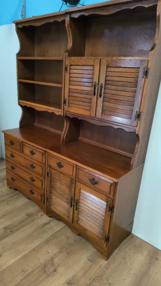 MUEBLE SALON ALACENA LIBRERIA ESTANTERIA MADERA