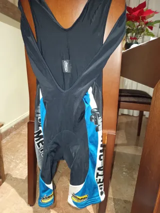 Ropa Ciclismo Culotte Negro y Azul