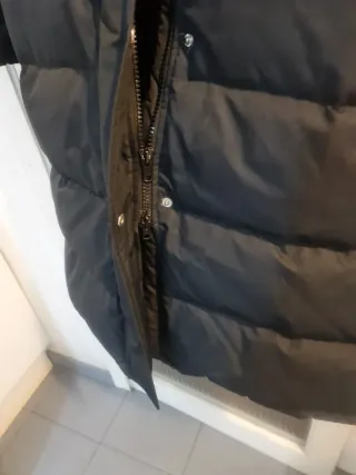 Plumífero largo mujer negro talla 42