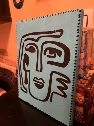 Pack 3 lienzos abstractos pintados a mano