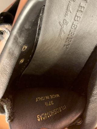 Scarpe Burberry Check Beige Donna