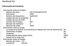 Macbook Pro 13 2020 i7 500GB SSD 16GB RAM