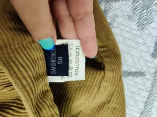 Pantalón de pana hombre