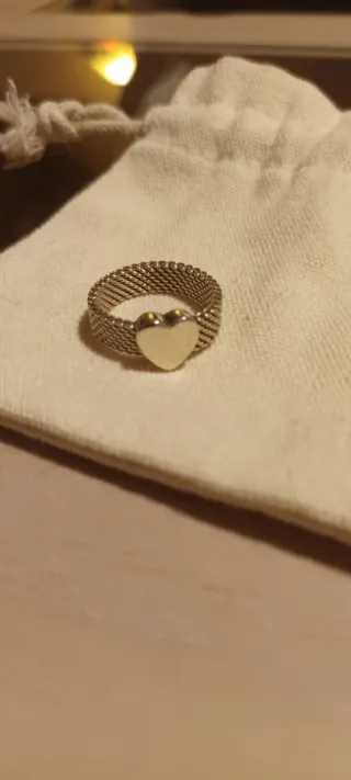 Anillo Corazón Plata