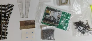 Tren de juguete vagón y bogies