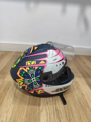 Casco Moto Axxis Draken M Rosa