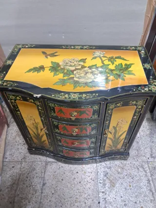 Mueble vintage madera pintado