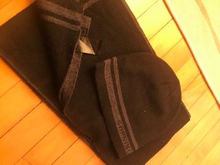 Cappello e Sciarpa Sorbino Neri e Grigio