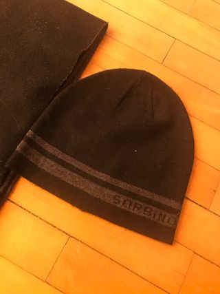 Cappello e Sciarpa Sorbino Neri e Grigio