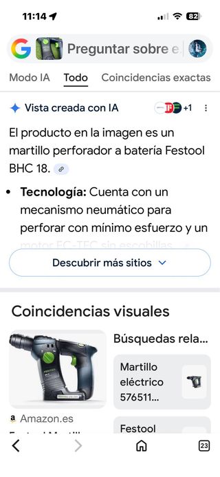 Taladro percutor Festool profesional