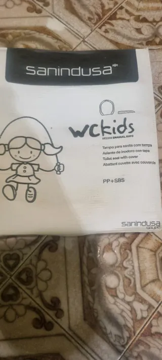 Tapa WC Sanidusa Kids Blanca