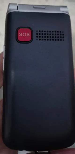 Móvil Sunstech Plata y Negro