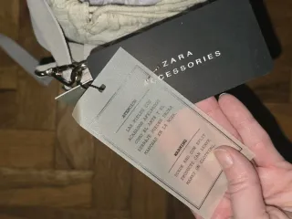 Bolso Zara Beige Cuero