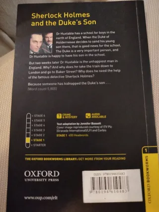 Oxford Bookworms 1. Sherlock Holmes and the Duk...