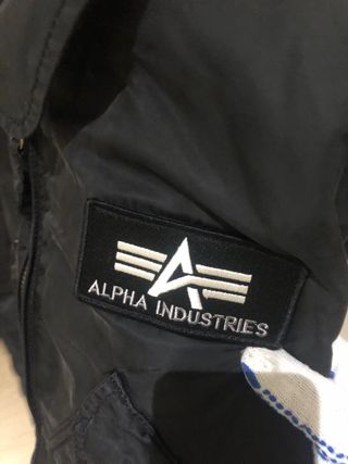 Chaqueta Alpha Industries Bomber Negra